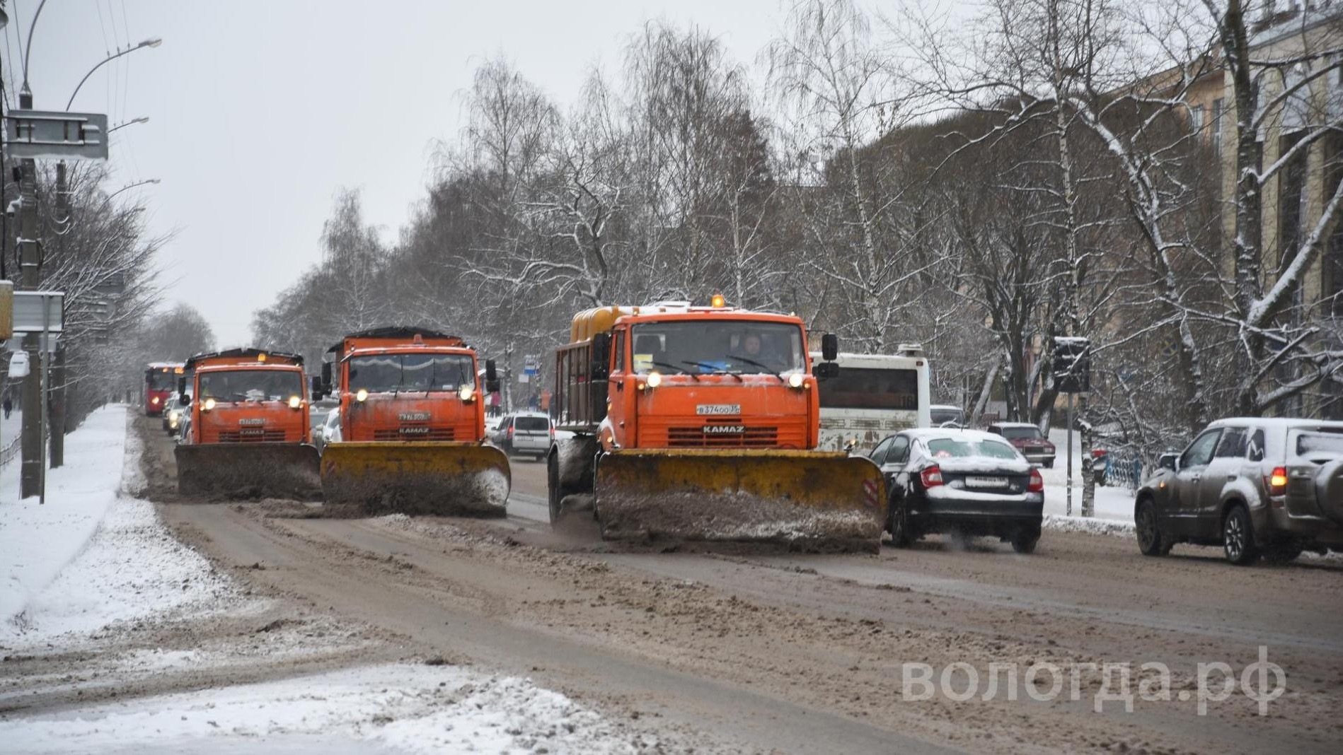 На семь территорий разделен контракт по уборке Вологды в 2023 году.