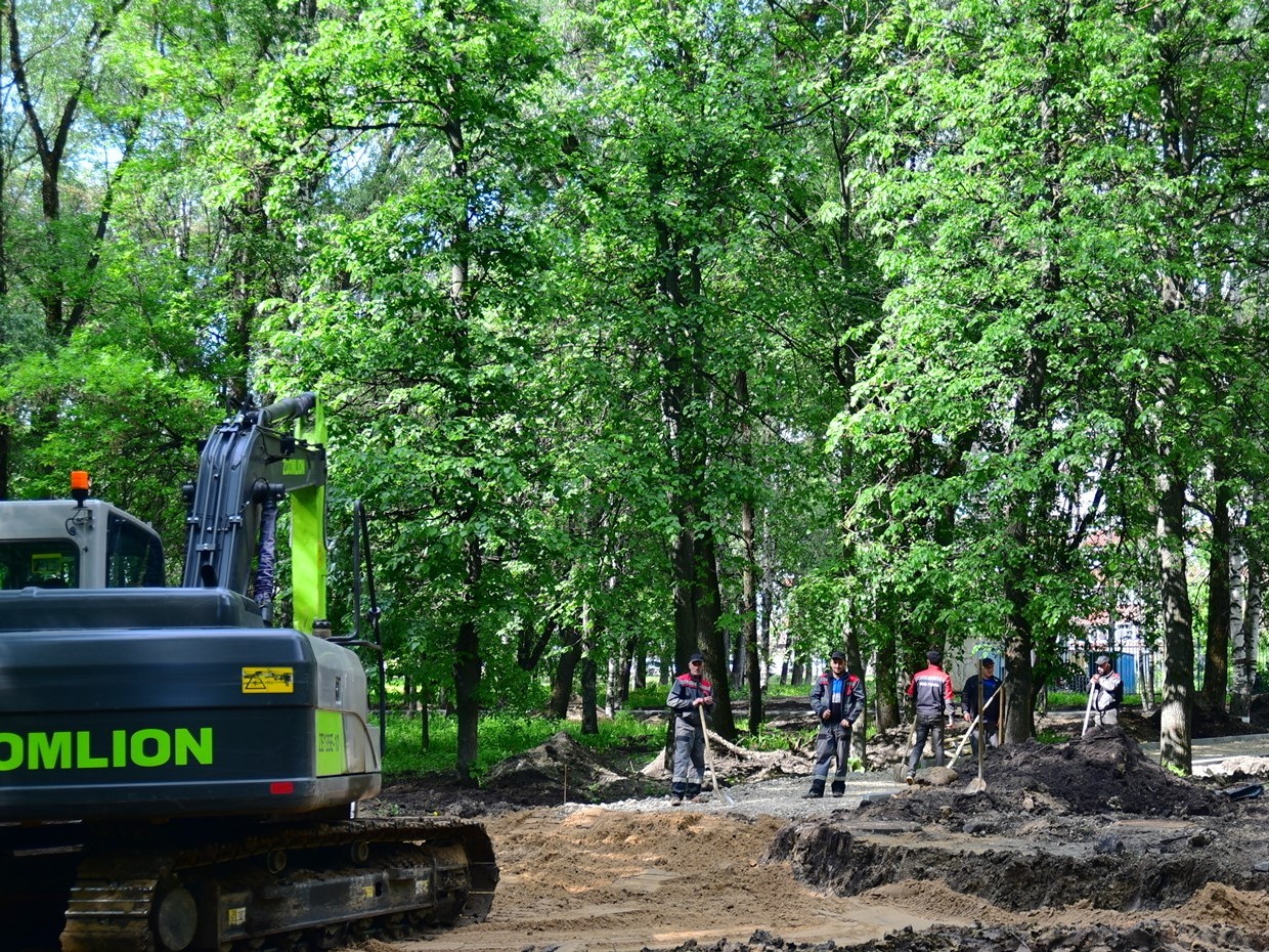 Благоустройство Парка Ветеранов в Вологде проходит под контролем общественников.