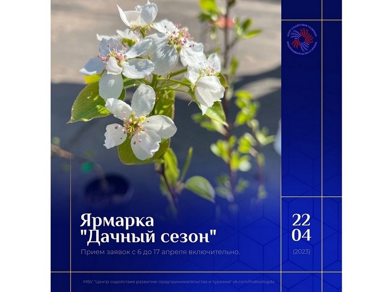 Ярмарка &laquo;Дачный сезон&raquo; пройдет 22 апреля в Вологде.