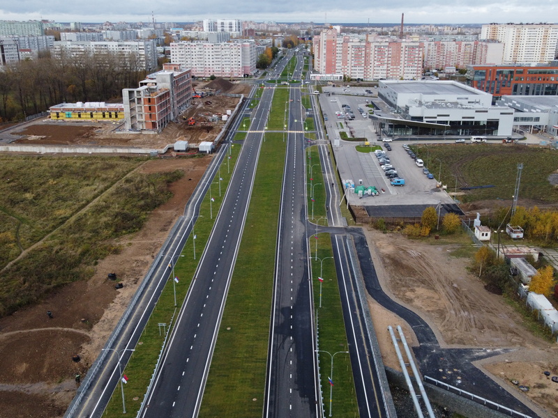 Первый участок малого транспортного кольца запущен в Вологде.