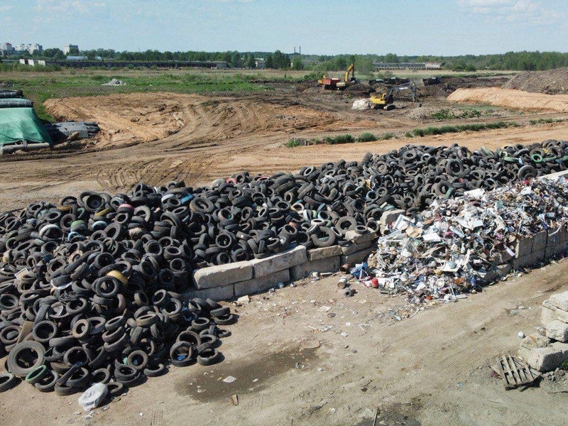 В Вологде 120 тонн старых покрышек утилизируют до конца ноября.