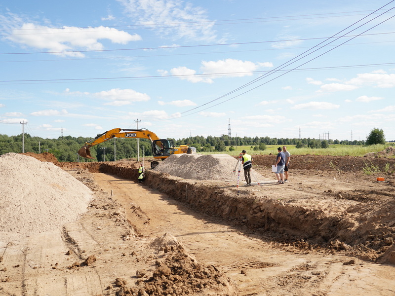 В Вологде началось строительство участка дороги по улице Новаторов.