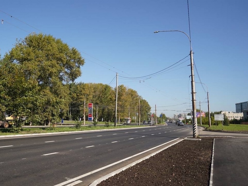 В Вологде практически завершен ремонт Пошехонского шоссе.