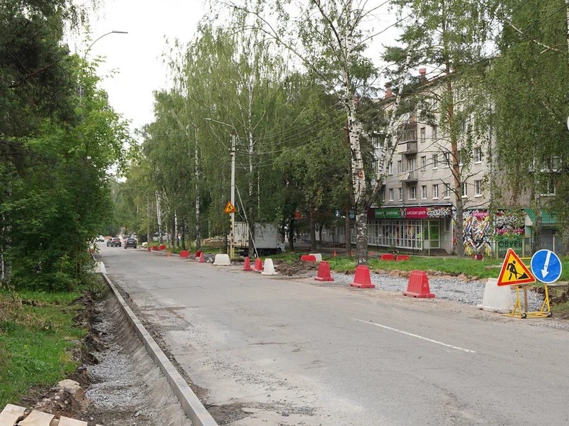 В Вологде ремонтируют участок улицы Текстильщиков длиной около километра.