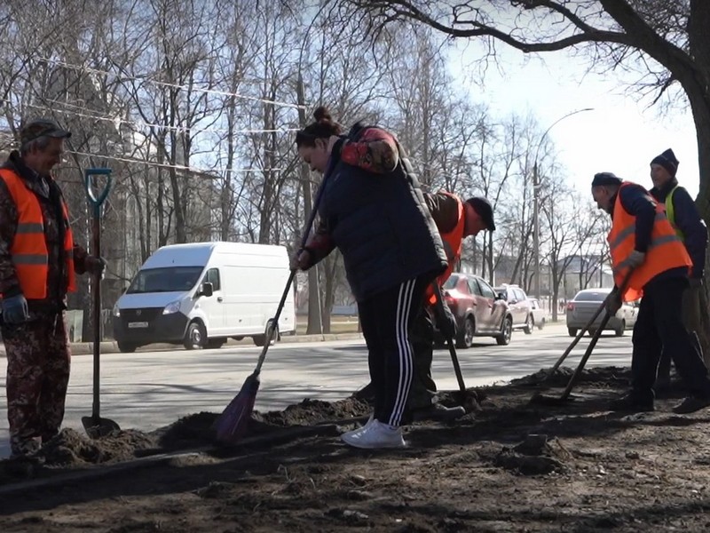 В Вологде приводят в порядок газоны в соответствии со стандартами.