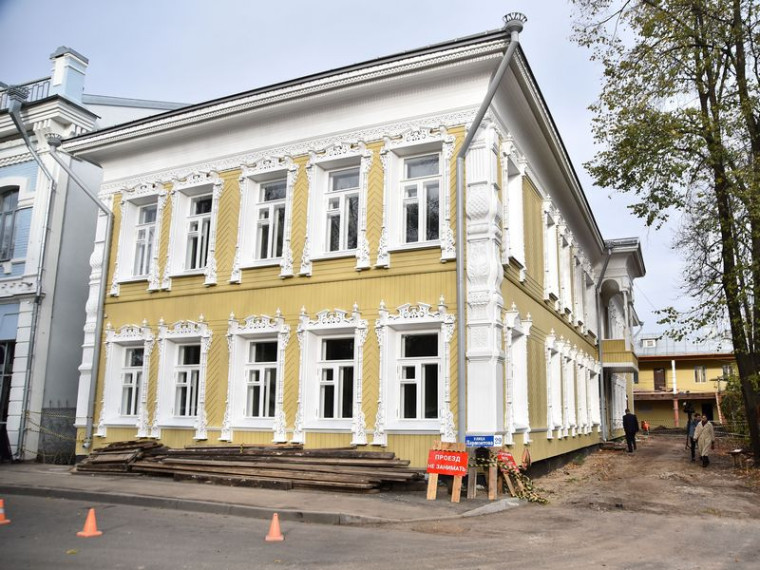 В Вологде подходят к концу реставрационные работы в Доме Лабзиной. В Вологде подходят к концу реставрационные работы в Доме Лабзиной.